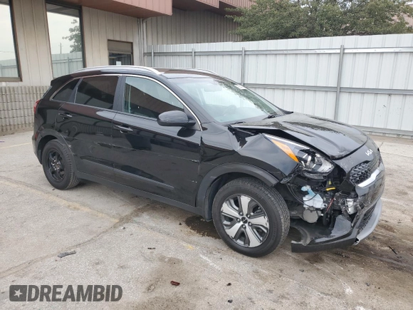 2022 Kia Niro LX with VIN KNDCB3LCXN5507206, listed as a Copart auction lot 65846084 with 29,197 mi miles and Salvage Title. Bid and sale history available at carsss.com. Image 4.