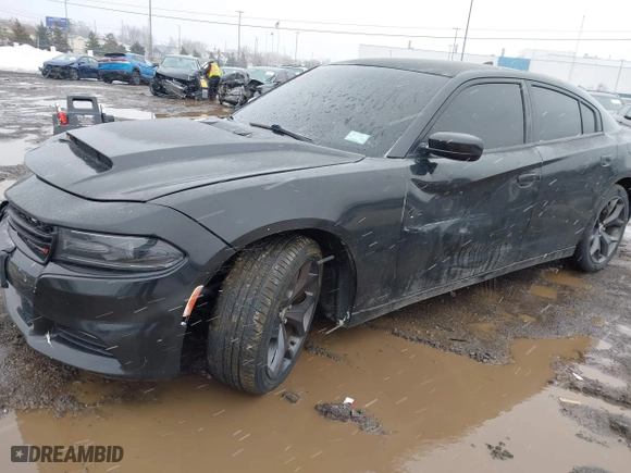 2018 Dodge Charger R/T with VIN 2C3CDXCT8JH233240, listed as a IAAI auction lot 41740280 with 66,772 mi miles. Bid and sale history available at carsss.com. Image 17.