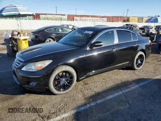 2009 Hyundai Genesis with VIN KMHGC46FX9U040449, listed as a Copart auction lot 87318014 with 209,228 mi miles and Clean Title. Bid and sale history available at carsss.com. Image 1.