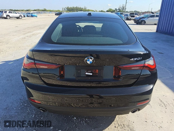 2024 BMW 4 Series 430i with VIN WBA63AV03RFS91021, listed as a Copart auction lot 56604575 with 30,431 mi miles and Clean title. Bid and sale history available at DreamBid. Image 6.