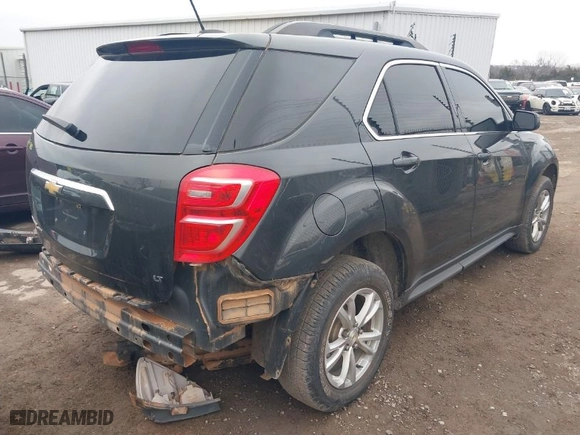 2017 Chevrolet Equinox LT with VIN 2GNFLFEK5H6141302, listed as a IAAI auction lot 41541471 with 96,672 mi miles. Bid and sale history available at carsss.com. Image 4.