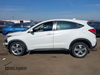 2018 Honda HR-V LX with VIN 3CZRU6H32JM722057, listed as a IAAI auction lot 41804600 with 100,468 mi miles. Bid and sale history available at carsss.com. Image 13.