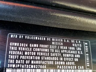 2012 Volkswagen Beetle 2.5L PZEV with VIN 3VWJP7ATXCM627644, listed as a Copart auction lot 73436334 with 97,039 mi miles and Salvage Title. Bid and sale history available at carsss.com. Image 13.