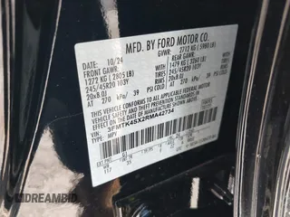 2024 Ford Mustang Mach-E GT z VIN 3FMTK4SX2RMA42734, wystawiony jako IAAI lot #41972888 z przebiegiem 3 378 mil mil oraz . Historia ofert i sprzedaży dostępna na DreamBid. Obrazek 9.