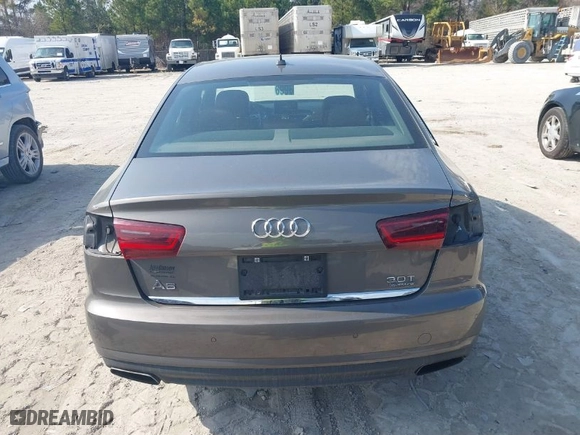 2016 Audi A6 3.0T Premium Plus with VIN WAUFGAFC9GN148882, listed as a IAAI auction lot 41524535 with NaN miles. Bid and sale history available at carsss.com. Image 17.