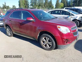 2012 Chevrolet Equinox LT w/1LT with VIN 2GNFLEEK5C6262687, listed as a IAAI auction lot 42153387 with 216,604 mi miles. Bid and sale history available at carsss.com. Image 1.