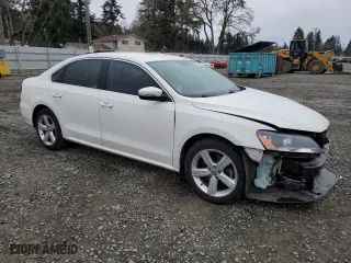 2014 Volkswagen Passat SE with VIN 1VWBP7A36EC007124, listed as a Copart auction lot 49841175 with 89,311 mi miles and Salvage Title. Bid and sale history available at carsss.com. Image 4.