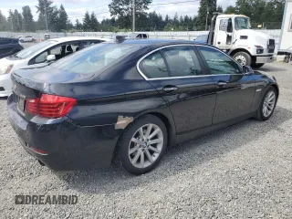 2014 BMW 5 Series 535i xDrive with VIN WBA5B3C52ED536678, listed as a Copart auction lot 61606815 with 53,412 mi miles and Salvage title. Bid and sale history available at DreamBid. Image 3.