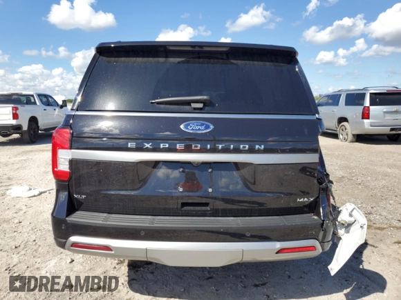 2024 Ford Expedition Max XLT with VIN 1FMJK1H87REA85137, listed as a Copart auction lot 46241645 with 4,845 mi miles and Non repairable. Bid and sale history available at DreamBid. Image 6.