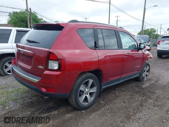 2016 Jeep Compass Latitude with VIN 1C4NJCEA3GD766040, listed as a IAAI auction lot 42667808 with 96,787 mi miles and . Bid and sale history available at DreamBid. Image 4.