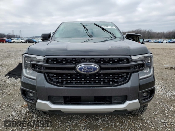 2024 Ford Ranger LARIAT with VIN 1FTER4JH9RLE10329, listed as a Copart auction lot 45464135 with 11,371 mi miles and Salvage Title. Bid and sale history available at carsss.com. Image 5.