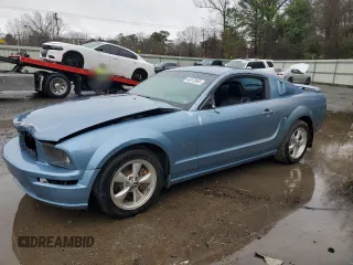 2005 Ford Mustang GT Deluxe z VIN 1ZVFT82H255237843, wystawiony jako Copart lot #44313965 z przebiegiem 128 236 mil mil oraz Szkoda całkowita • Salvage title. Historia ofert i sprzedaży dostępna na DreamBid. Obrazek 1.
