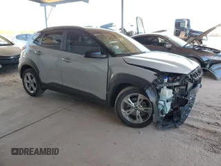2022 Hyundai Kona SEL with VIN KM8K62AB0NU881216, listed as a Copart auction lot 54007965 with 57,575 mi miles and Salvage Title. Bid and sale history available at carsss.com. Image 4.