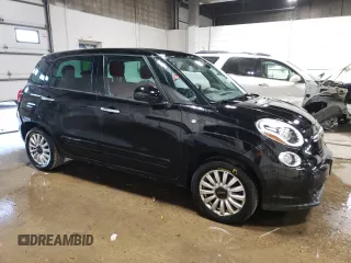 2014 FIAT 500L Easy with VIN ZFBCFABH9EZ000959, listed as a Copart auction lot 76991304 with 73,128 mi miles and Salvage Title. Bid and sale history available at carsss.com. Image 4.