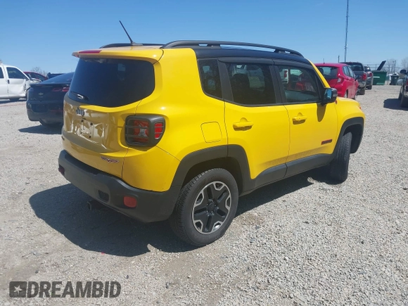2016 Jeep Renegade Trailhawk with VIN ZACCJBCT4GPD07347, listed as a IAAI auction lot 41985986 with 97,449 mi miles and . Bid and sale history available at carsss.com. Image 4.