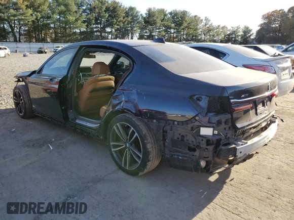 2020 BMW 7 Series 740i xDrive с VIN WBA7T4C07LGF97359, выставлен на аукционе Copart как лот 76987604 с пробегом Не указан миль и Списание • Salvage title. История ставок и продаж доступна на DreamBid. Изображение 2.