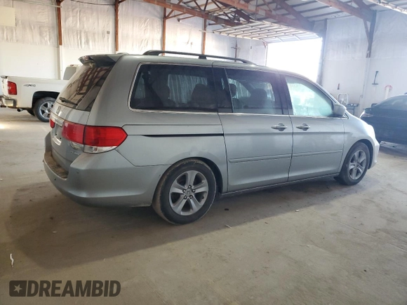 2008 Honda Odyssey Touring with VIN 5FNRL38948B103227, listed as a Copart auction lot 46594395 with 0 mi miles and Salvage Title. Bid and sale history available at carsss.com. Image 3.