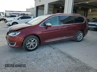 2018 Chrysler Pacifica Limited with VIN 2C4RC1GG8JR358008, listed as a Copart auction lot 62821925 with 169,222 mi miles and Salvage title. Bid and sale history available at DreamBid. Image 1.