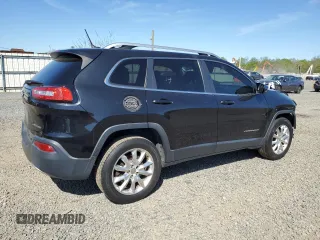 2014 Jeep Cherokee Limited with VIN 1C4PJMDB2EW212398, listed as a Copart auction lot 54723835 with 202,008 mi miles and Salvage title. Bid and sale history available at DreamBid. Image 3.