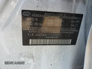 2018 Hyundai Elantra SEL z VIN 5NPD84LF7JH335522, wystawiony jako Copart lot #80046514 z przebiegiem 79 652 mil mil oraz Szkoda całkowita • Salvage title. Historia ofert i sprzedaży dostępna na DreamBid. Obrazek 12.
