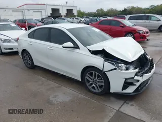 2019 Kia Forte S with VIN 3KPF34ADXKE016954, listed as a IAAI auction lot 41723482 with 192,693 mi miles. Bid and sale history available at carsss.com. Image 1.