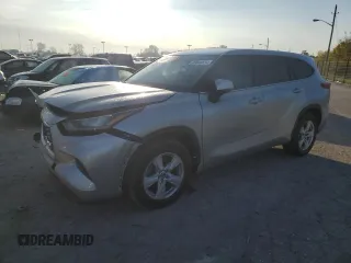 2020 Toyota Highlander L z VIN 5TDCZRAH4LS507190, wystawiony jako Copart lot #76805574 z przebiegiem Nie podano mil oraz Szkoda całkowita • Salvage title. Historia ofert i sprzedaży dostępna na DreamBid. Obrazek 1.