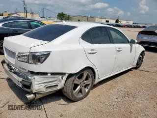 2011 Lexus IS 250 with VIN JTHBF5C23B2101475, listed as a Copart auction lot 57382285 with 161,801 mi miles and Salvage title. Bid and sale history available at DreamBid. Image 3.