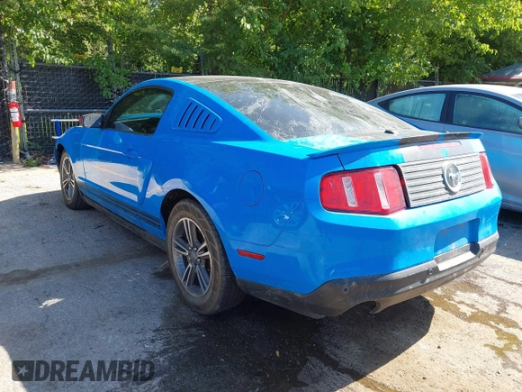 2012 Ford Mustang Premium with VIN 1ZVBP8AM2C5257752, listed as a IAAI auction lot 42817735 with 128,015 mi miles and . Bid and sale history available at DreamBid. Image 3.