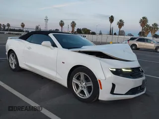 2019 Chevrolet Camaro 1LT with VIN 1G1FB3DXXK0127668, listed as a IAAI auction lot 41226259 with 132,555 mi miles. Bid and sale history available at carsss.com. Image 1.