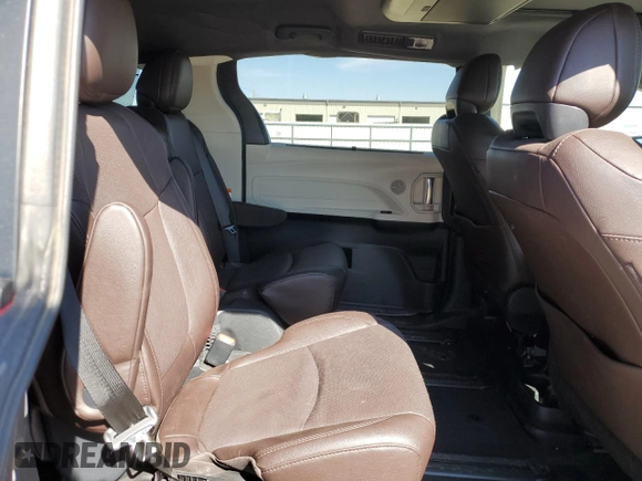 2023 Toyota Sienna Platinum with VIN 5TDESKFC9PS100229, listed as a Copart auction lot 51113935 with 52,539 mi miles and Salvage title. Bid and sale history available at DreamBid. Image 12.