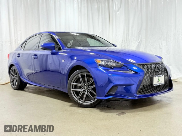2016 Lexus IS 200t with VIN JTHBA1D26G5002502, listed as a Copart auction lot 55499485 with 103,558 mi miles and Clean Title. Bid and sale history available at DreamBid. Image 1.