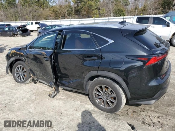 2019 Lexus NX with VIN JTJYARBZ3K2125126, listed as a Copart auction lot 45105175 with 93,509 mi miles and Salvage Title. Bid and sale history available at carsss.com. Image 2.