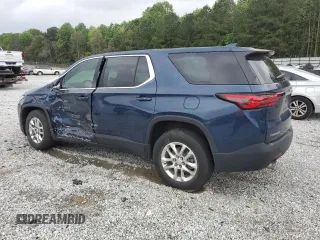 2022 Chevrolet Traverse LS with VIN 1GNERFKW7NJ137154, listed as a Copart auction lot 53949025 with 60,404 mi miles and Salvage title. Bid and sale history available at DreamBid. Image 2.