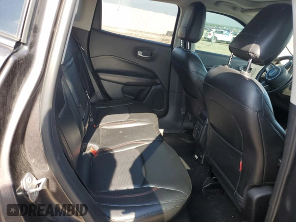 2018 Jeep Compass Trailhawk with VIN 3C4NJDDB0JT458339, listed as a Copart auction lot 58834155 with 103,811 mi miles and Salvage title. Bid and sale history available at DreamBid. Image 11.