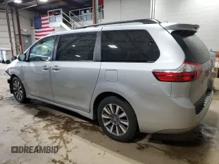 2020 Toyota Sienna XLE with VIN 5TDDZ3DC7LS251760, listed as a Copart auction lot 60125385 with 62,326 mi miles and Salvage title. Bid and sale history available at DreamBid. Image 2.