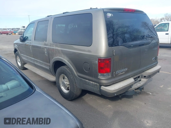 2002 Ford Excursion Limited z VIN 1FMNU42S42ED36879, wystawiony jako IAAI lot #41962773 z przebiegiem Nie podano mil oraz . Historia ofert i sprzedaży dostępna na DreamBid. Obrazek 3.