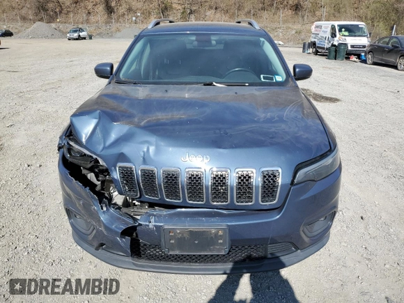 2019 Jeep Cherokee Latitude Plus with VIN 1C4PJMLB5KD384675, listed as a Copart auction lot 53583855 with 64,271 mi miles and Salvage Title. Bid and sale history available at DreamBid. Image 5.