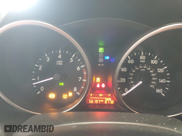2012 Mazda 5 Grand Touring with VIN JM1CW2DL5C0140139, listed as a Copart auction lot 41837635 with 56,197 mi miles and Salvage title. Bid and sale history available at DreamBid. Image 9.