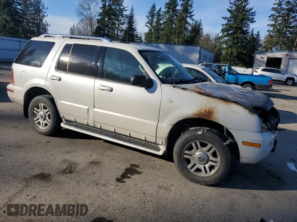 2004 Mercury Mountaineer Convenience z VIN 4M2DU86W54ZJ15401, wystawiony jako Copart lot #47472505 z przebiegiem Nie podano mil oraz Szkody całkowita. Historia ofert i sprzedaży dostępna na DreamBid. Obrazek 4.