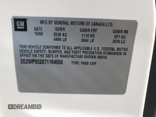 2007 Pontiac Grand Prix с VIN 2G2WP552671164658, выставлен на аукционе Copart как лот 52743385 с пробегом 224 105 миль миль и Списание • Salvage title. История ставок и продаж доступна на DreamBid. Изображение 12.
