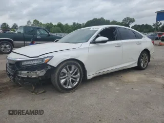 2018 Honda Accord Touring z VIN 1HGCV2F94JA017705, wystawiony jako Copart lot #52670395 z przebiegiem Nie podano mil oraz Szkoda całkowita • Salvage title. Historia ofert i sprzedaży dostępna na DreamBid. Obrazek 1.