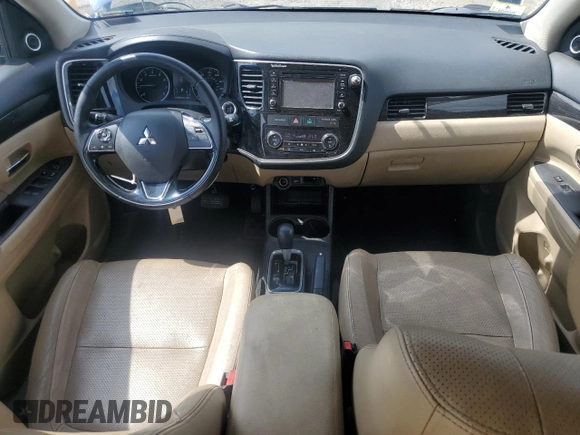 2016 Mitsubishi Outlander SE with VIN JA4AZ3A39GZ035253, listed as a Copart auction lot 62355235 with 97,963 mi miles and Salvage title. Bid and sale history available at DreamBid. Image 8.