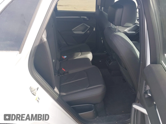 2020 Audi Q3 S line Premium with VIN WA1DECF35L1073234, listed as a IAAI auction lot 41807959 with 35,138 mi miles. Bid and sale history available at carsss.com. Image 8.
