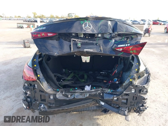 2023 Mercedes-Benz C 300 with VIN W1KAF4GB6PR106658, listed as a IAAI auction lot 40964845 with 29,552 mi miles and . Bid and sale history available at DreamBid. Image 6.