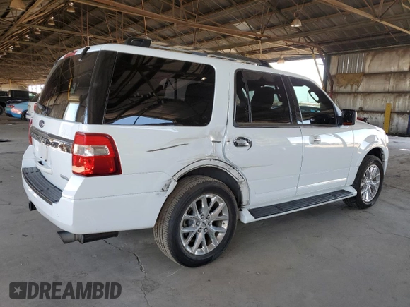 2017 Ford Expedition Limited z VIN 1FMJU1KT4HEA08201, wystawiony jako Copart lot #62780925 z przebiegiem 107 292 mil mil oraz Szkoda całkowita • Salvage title. Historia ofert i sprzedaży dostępna na DreamBid. Obrazek 3.