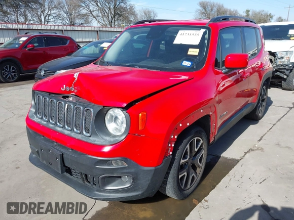 2017 Jeep Renegade Latitude with VIN ZACCJABB0HPG53044, listed as a IAAI auction lot 41731535 with 97,357 mi miles and . Bid and sale history available at DreamBid. Image 17.