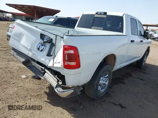2024 Ram 2500 Tradesman with VIN 3C6UR5CLXRG222734, listed as a IAAI auction lot 41689397 with 4,685 mi miles and . Bid and sale history available at DreamBid. Image 4.