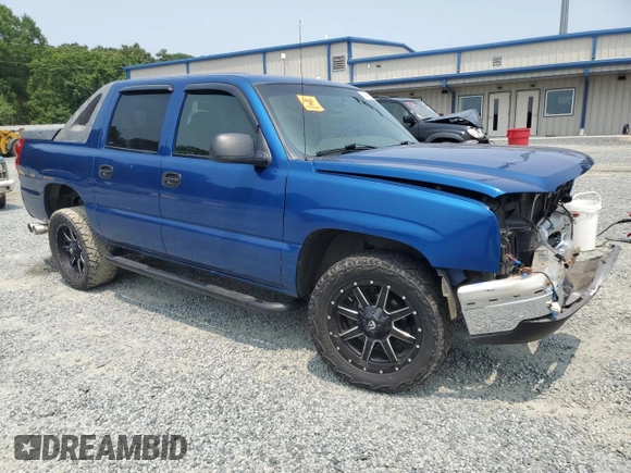 2004 Chevrolet Avalanche with VIN 3GNEC12T24G107067, listed as a Copart auction lot 59459335 with 192,437 mi miles and Salvage title. Bid and sale history available at DreamBid. Image 4.