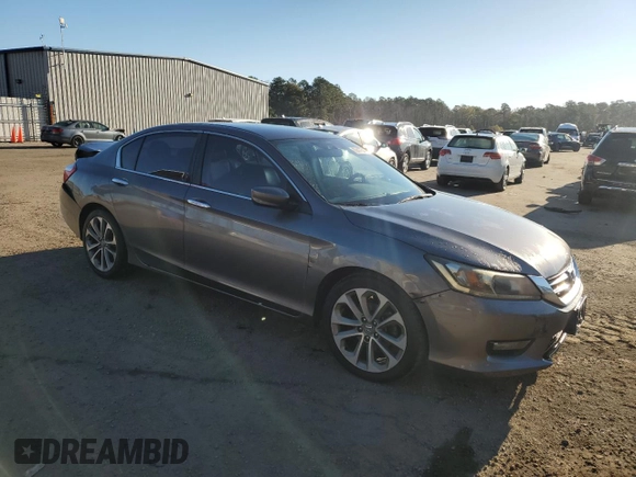 2014 Honda Accord Sport with VIN 1HGCR2F50EA089363, listed as a Copart auction lot 82417544 with 126,750 mi miles and Salvage Title. Bid and sale history available at DreamBid. Image 4.