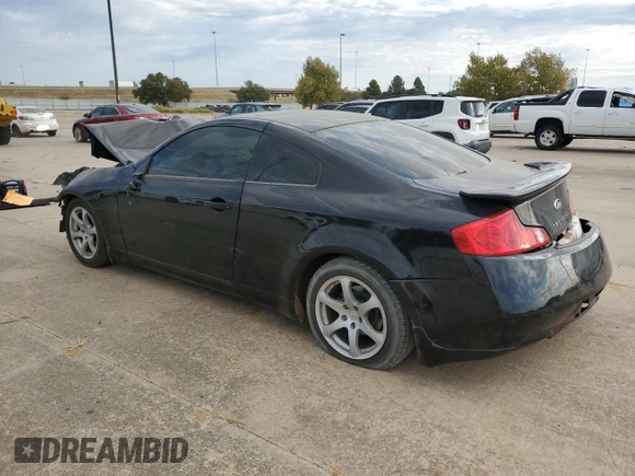 2004 Infiniti G35 Coupe w/Leather with VIN JNKCV54E24M815427, listed as a Copart auction lot 81880974 with 181,818 mi miles and Salvage Title. Bid and sale history available at carsss.com. Image 2.